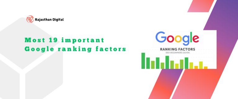 google 19 ranking factors